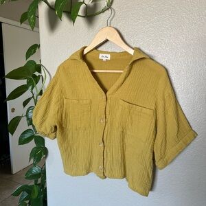 Love Notes Mustard Yellow Top